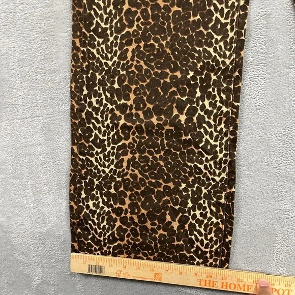 Cotton:On Jeans 24 Super Baggy Carpenter Leopard Flare‎ Y2K Skater NWT